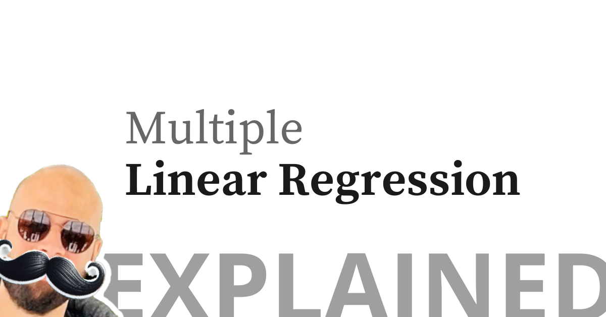An introduction to multiple linear regression for machine learning